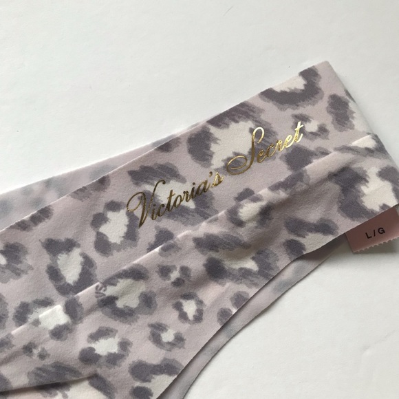 Victoria’s Secret Incredible Brazilian Panty Gray Leopard Large NEW - Picture 4 of 5